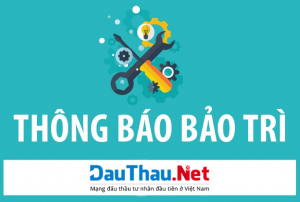 Thông báo bảo trì hệ thống ngày 17/04/2021