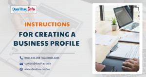 Instructions for creating a business profile