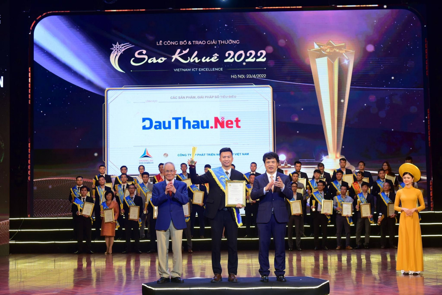 DauThau.Net received Sao Khue award in 2022